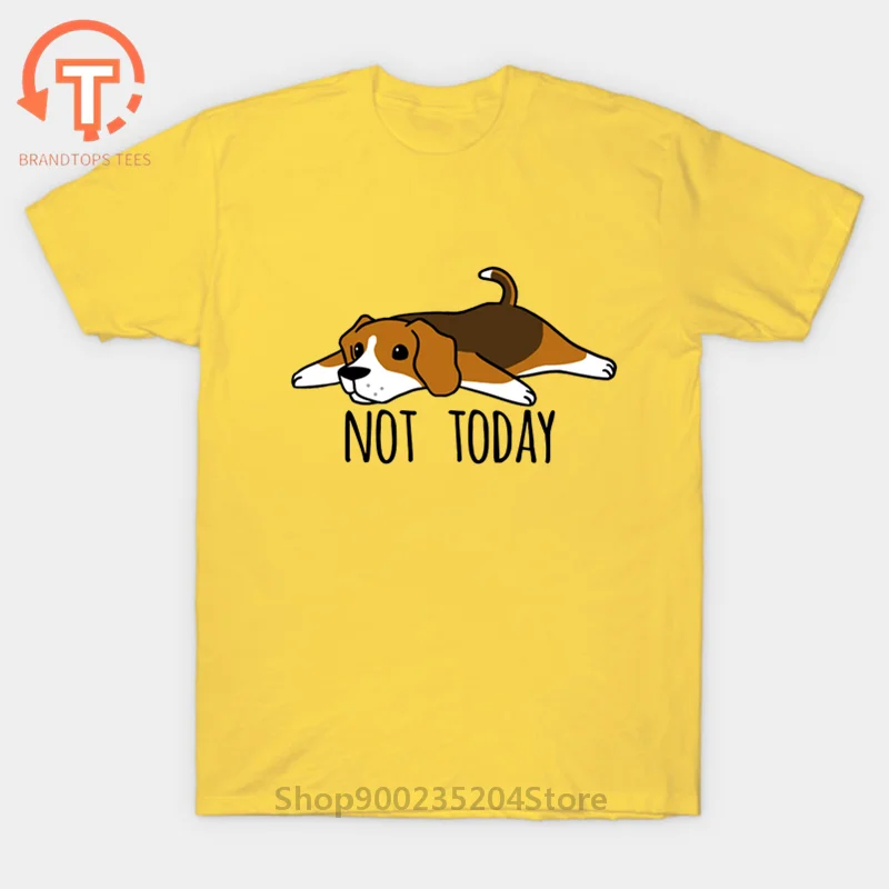 Забавные футболки с надписью Not Today Beagle Мужская Новейшая модная футболка фокусы