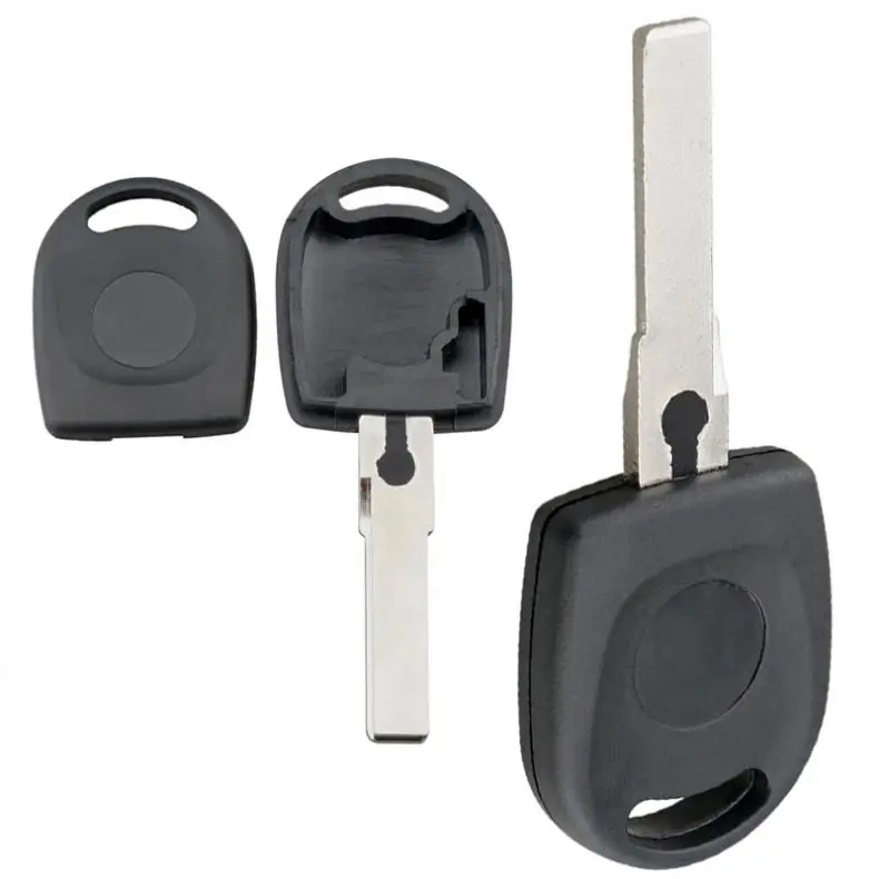 

1pcs Black Durable Replacement Car Remote Key Shell Transponder Key Case with HU66 Blade fit for Volkswagen (VW) B5 Passat