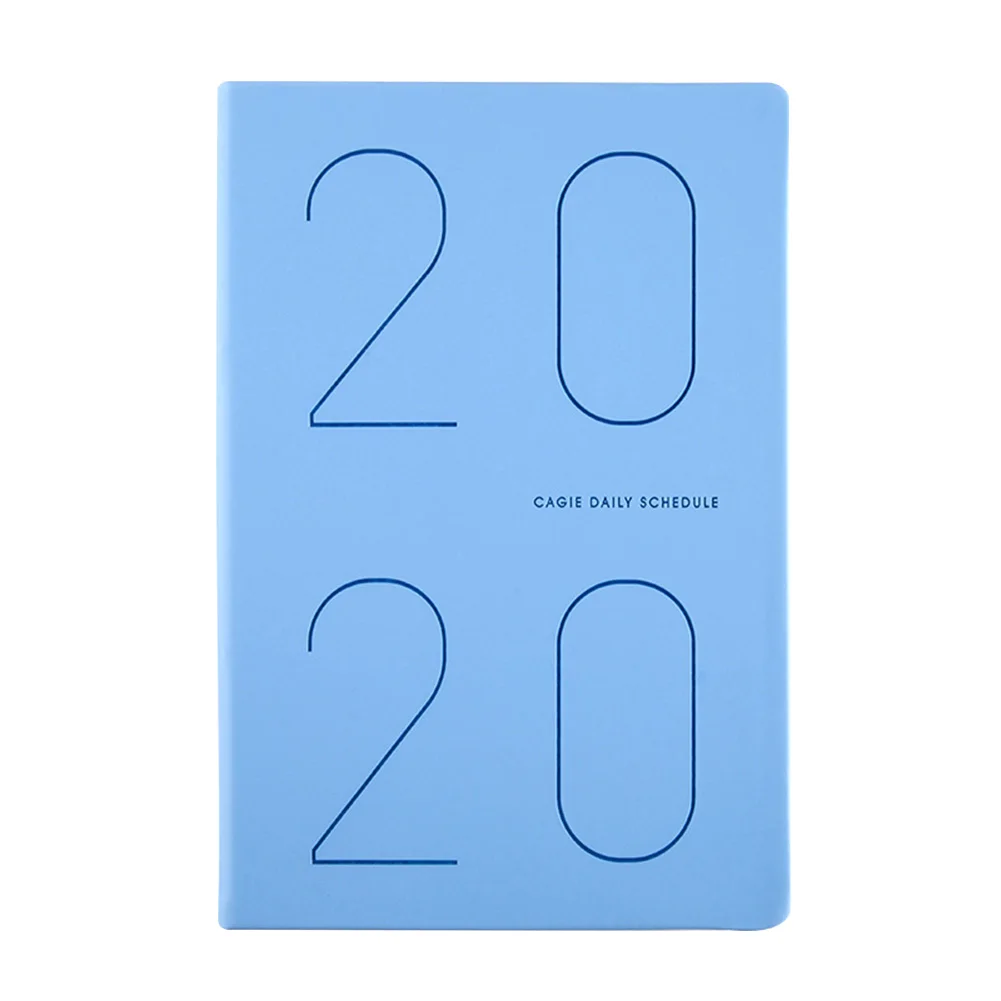 

Agenda 2020 A5 Notebook DIY Stationery Writing Portable Office Student Fashion School Weekly Monthly Travel Faux Leather