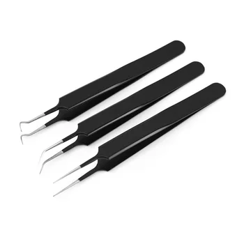 

1Pc Stainless Steel Acne Clip Blackhead Remover Kit Comedone Extractor Tweezers Beauty Care Tool for Women Girls Students (Black