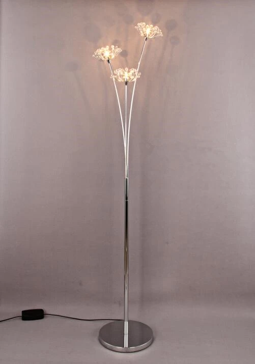 3 light floor lamp Скандинавская Люстра для кухни, столовой, спальни, ветки дерева, люстра K9, Кристалл G4, светодиодный потолочный светильник, фиксаторы - Цвет абажура: 3 light floor lamp