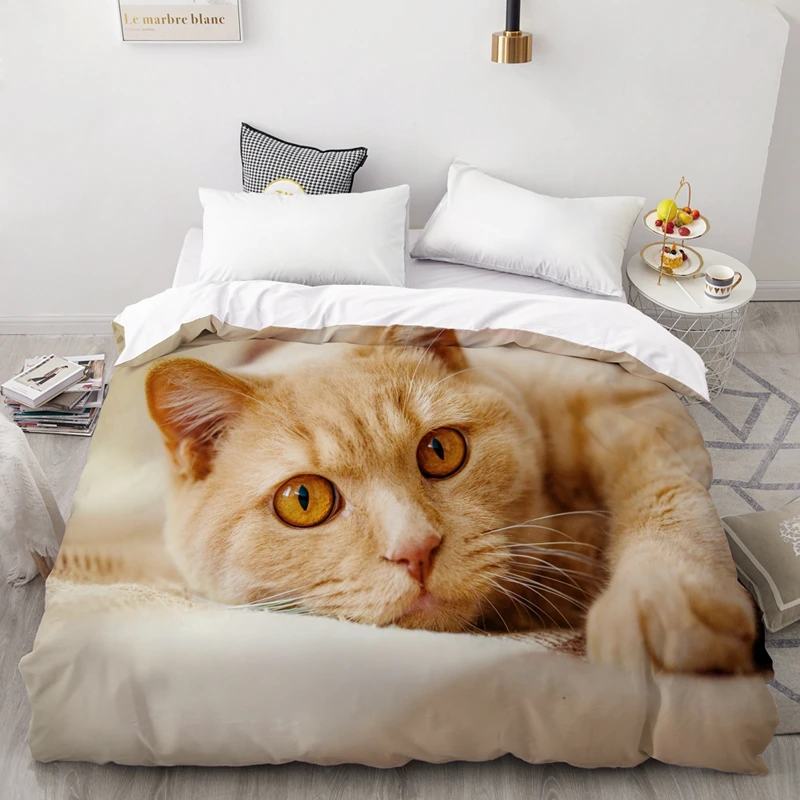pet-07 3D пододеяльник, одеяло/одеяло случае двойной/королева/король, постельные принадлежности на заказ/220x240/200x200, рисунок животного ежика, Прямая поставка - Цвет: pet-07