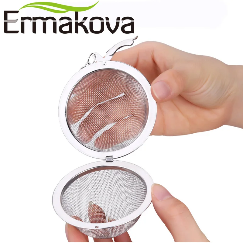 ERMAKOVA 3 Pcs/Lot Stainless Steel 2 Inch Mesh Tea Ball Infuser Tea
