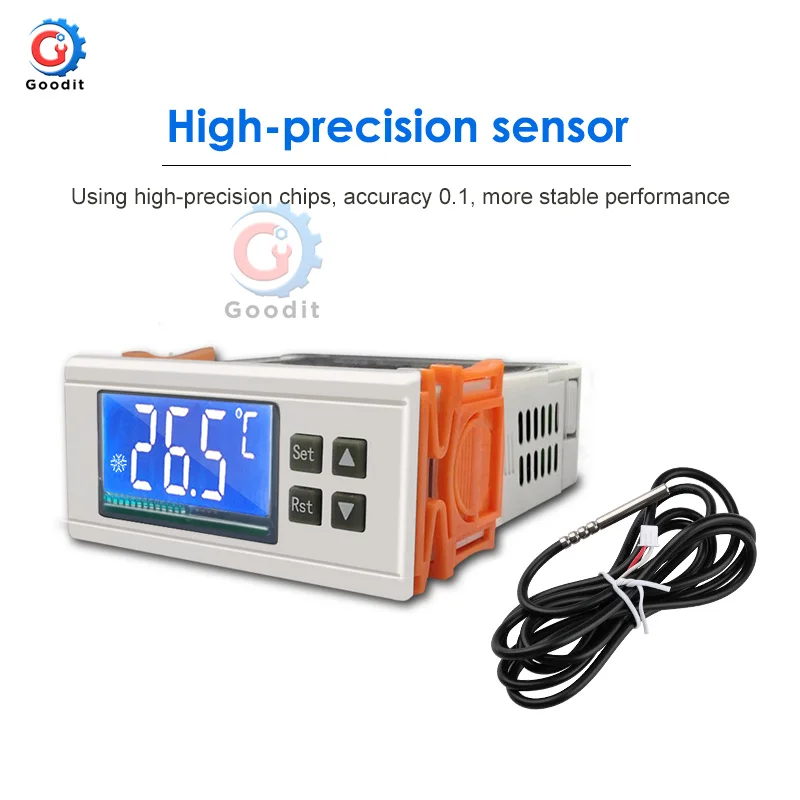 Shopping STC-8080A+ Digital Temperatur Controller Kühlschrank Thermostat  Steuerung Automatisches Abtauen Mit Ntc-sensorsonde 220V in China