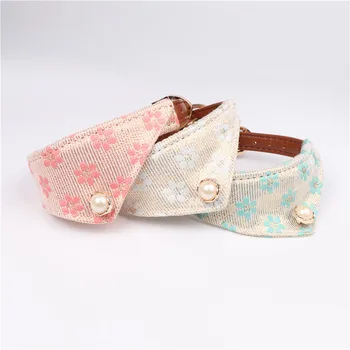 

Adjustable Pet Dog Puppy Cat Neck Scarf Dog Triangle Collar Small and Medium-sized Dog Pu Pet Collar Pet Grooming Accessories