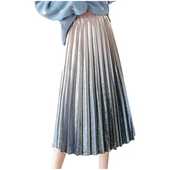 

Fashion Women Ombre High Waist A-Line Autumn Winter Casual Long Fit Skirts