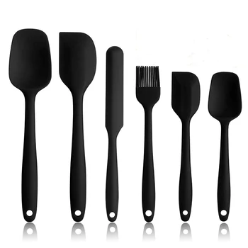 

6 Pcs/set Silicone Scrapercake Spatula Oil Brush Silicone Kitchenware Set High Temperature Baking Tool Set