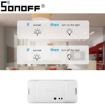 

SONOFF BASIC R3 Smart ON/OFF WiFi Switch, Light Timer Support APP/LAN/Voice Remote Control DIY Mode Works With Alexa Google Home