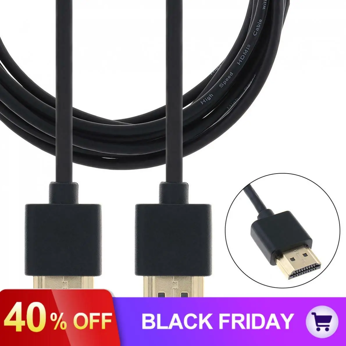 DiGiYes 1 м позолоченный HDMI кабель 2,0 4K 1080P 3D Кабель «Папа-папа» для HDTV/Splitter Switcher lcd/PS3/проектор/компьютер