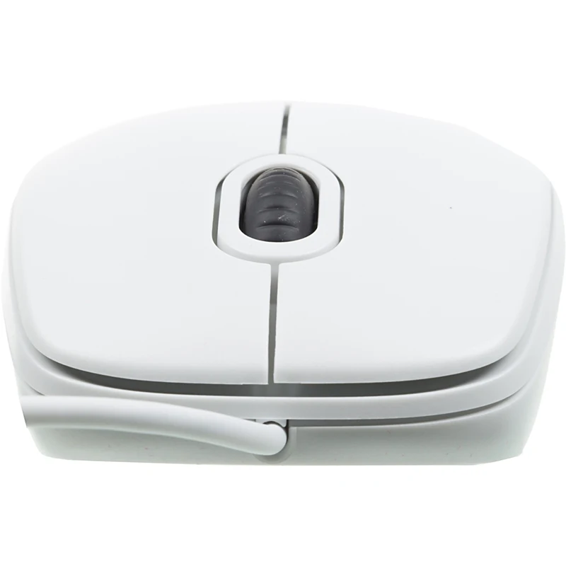 Мышь LOGITECH B100, проводная, USB, белый
