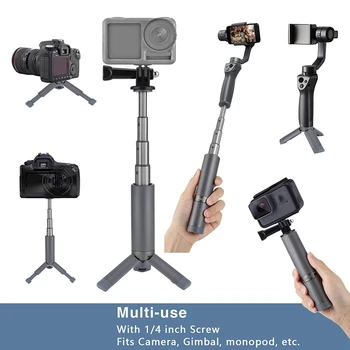 

Mini Telescopic Tripod for DJI Osmo Action Camera Hand Grip Waterproof Extension Pole Action Camera Stand Tripod