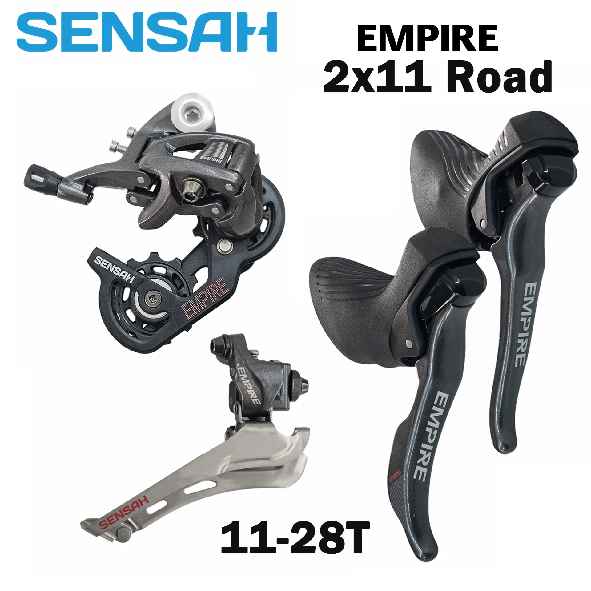 - SENSAH EMPIRE Groupsset Road Bike Bicycle 1x11 2x11 Speed 11S 22s Road Groupset SRAM RED FORCE REVIAL Road Bike