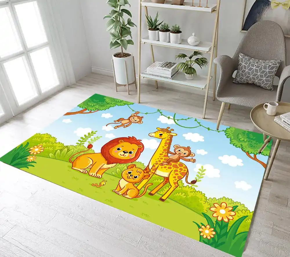 kids jungle rug