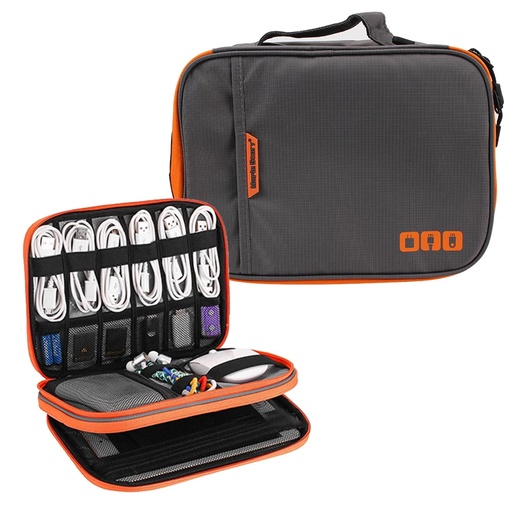 

Travel Cable Bag Gadget Organizer Digital Charger Wires Storage Bag Makeup Bag Travel Cable Storage