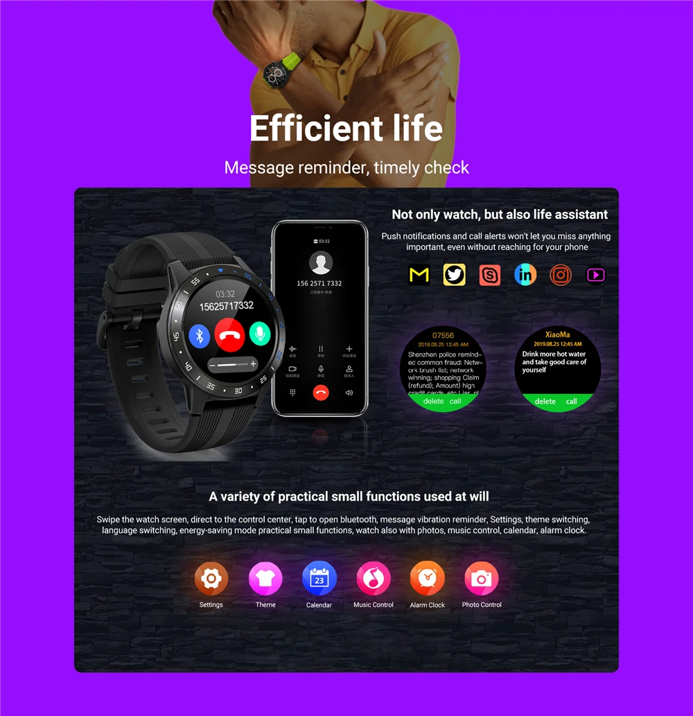 M5 Смарт-часы IP67 водонепроницаемый Поддержка Bluetooth телефонные звонки, GPS smartwatch телефон для мужчин и женщин монитор сердечного ритма часы