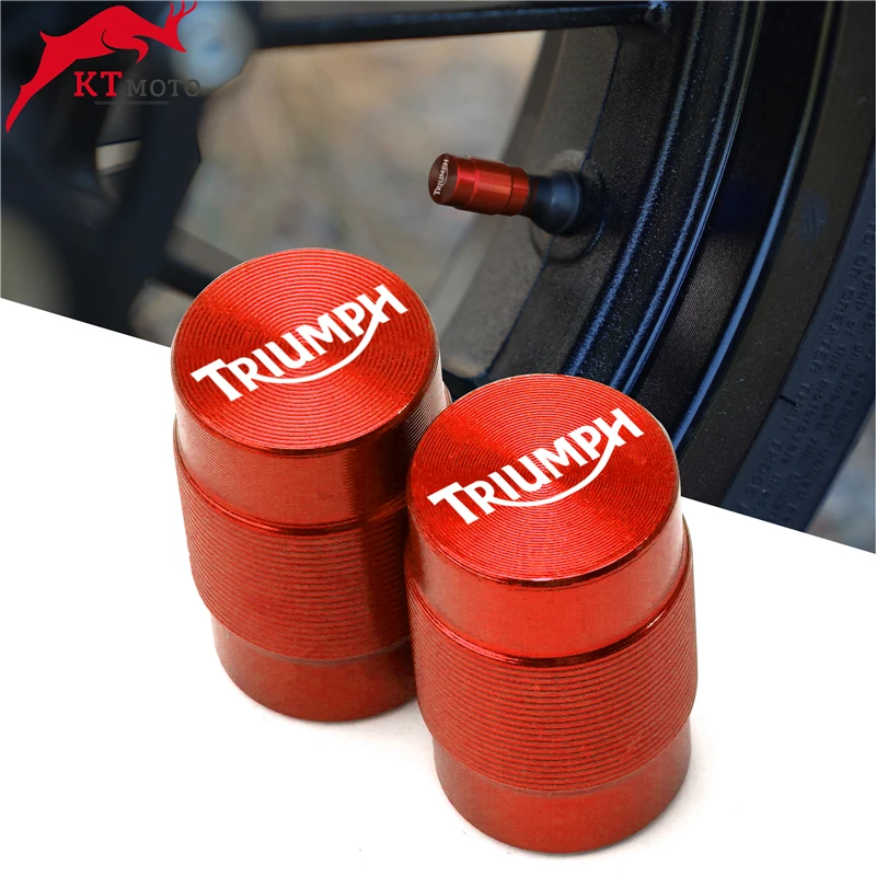 

For TRIUMPH DAYTONA 675/675 R SPEED TRIPLE 1050/1050 R STREET TRIPLE R TIGER 800 Wheel Tire Valve Stem Caps Airtight Covers