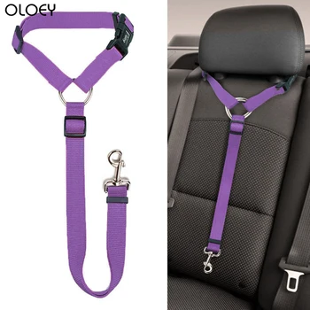 

Universal Practical Dog Cat Pet Safety Adjustable Car seat Belt Harness Leash Travel Clip Strap Lead Pet Car Safety Belt
