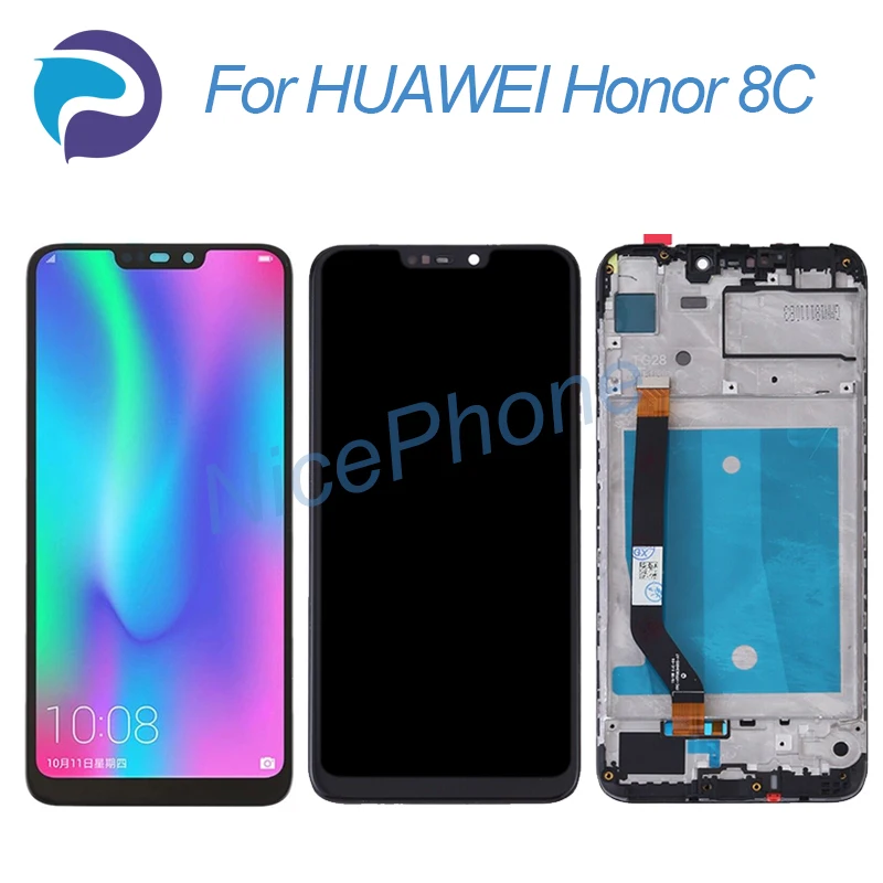 ЖК экран с дигитайзером для Honor 8C сенсорный в сборе honor 8c LX1 L21 AL00 TL00 AL10 8C|Экраны