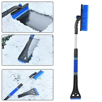 

Durable Car Snow Brush Multi-function Detachable Telescoping Winter Car Windshield Snow Brush Broom Ice Scraper Shovel