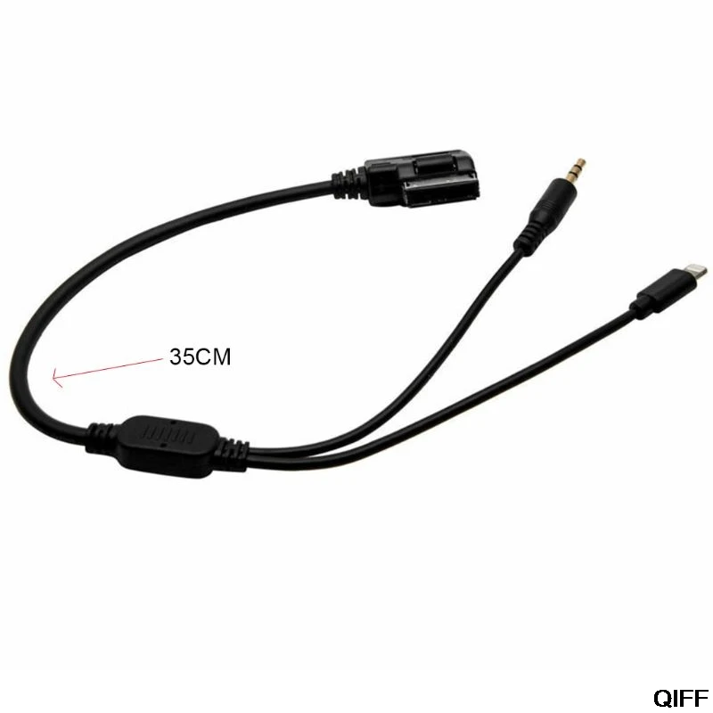 Автомобильный USB кабель для передачи данных Play Line музыкальный интерфейс для Iphone5 6 7 8 Volkswagen Audi AMI аудио кабель для зарядки автомобильные принадлежности Aug. 22