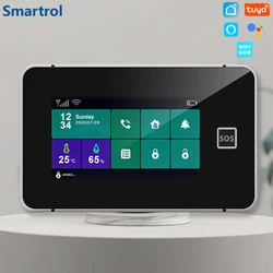 GSM Security Alarm SystemI OS Android TUYA APP SIM WIFI SOS LCD Touch Keyboard Intercom Remote Control Autodial Siren Sensor Kit