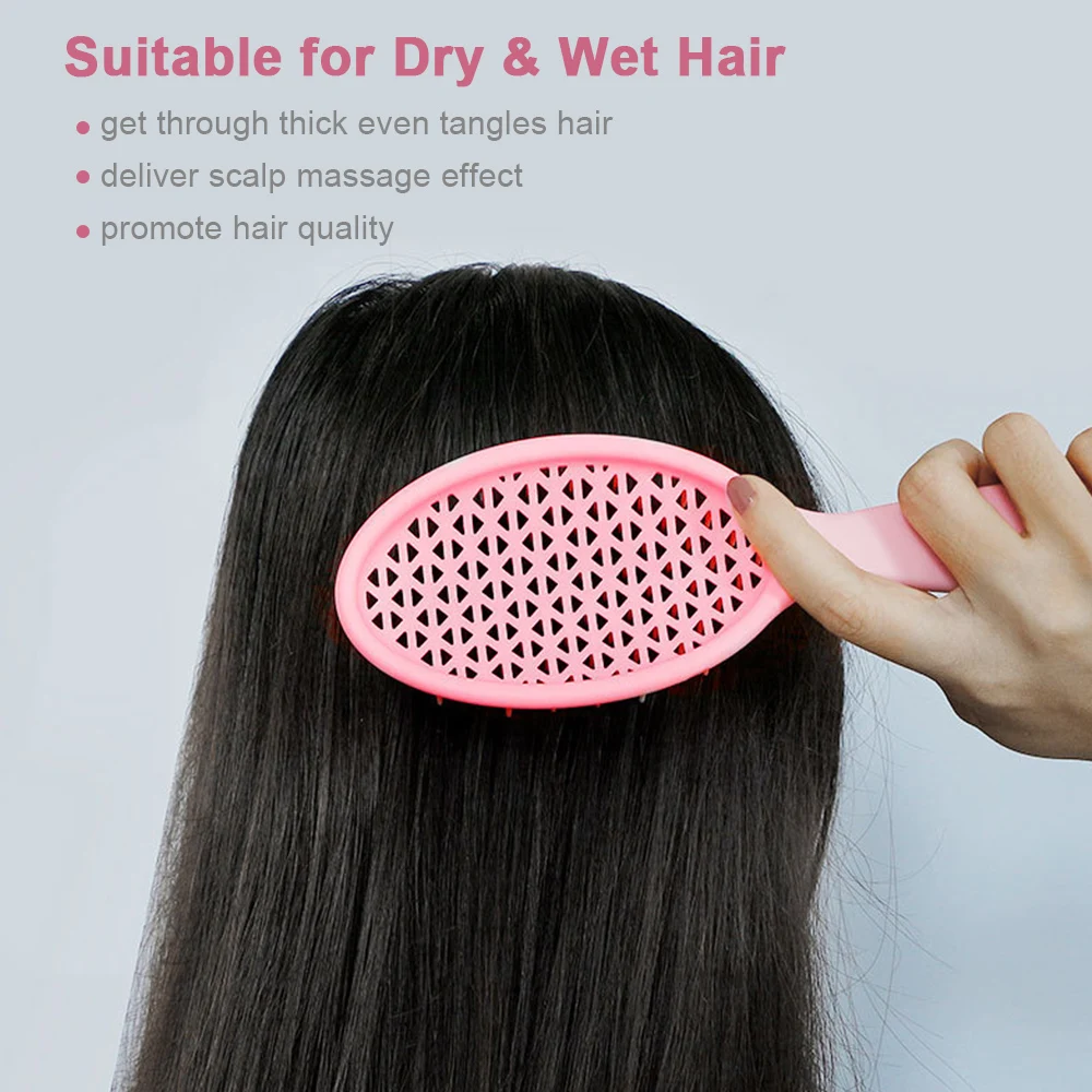 Щетка с отверстиями для быстрого высыхания укладки щетка распутывания волос