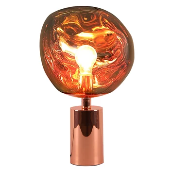 

Bedroom Bedside Lava Lamp Table Lamp 45W Modern Minimalist Warm Bedside Lamp Warm Light Led Wedding Table Lamp 220V US Plug