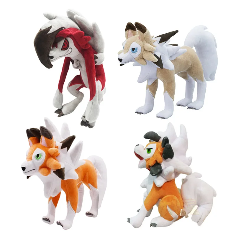 Takara Tomy Pokemon Sun/Moon Alola Solgaleo Lunala Lycanroc Dusk & Daytime night плюшевые куклы мягкие игрушки| |