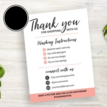 

Custom Washing Care Instructions, Iron On Vinyl Care Instructions, Fabric Care Instructions, Shirt Washing Instructions