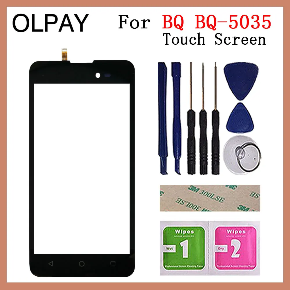 Сенсорный экран 5," дюймов для BQ BQ-5035 Velvet BQ 5035 BQS-5035 сенсорный экран дигитайзер Панель переднее стекло объектив сенсор ремонт