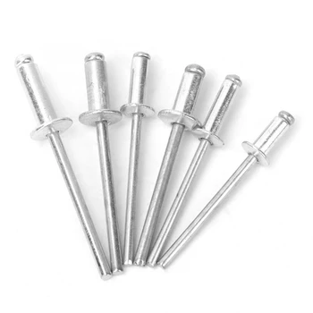 

180Pcs Aluminum Body Steel Mandrel Dome Head Blind Rivets Set for Sheet Metal