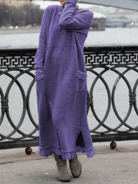 Модные женские осенние сарафаны кружевные лоскутные свитшоты платья женские толстовки размера плюс макси Vestidos пуловер 5XL