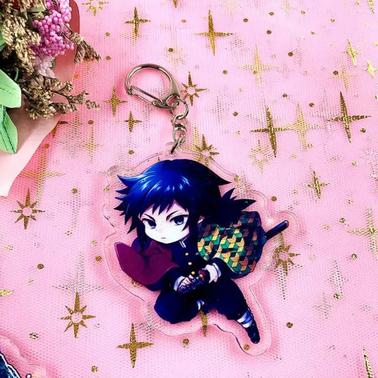 1 шт. японский мультфильм аниме демон Slayer Kimetsu no Yaiba Kamado Nezuko Косплей акриловый брелок Подвеска фигурка игрушки подарок - Цвет: 9
