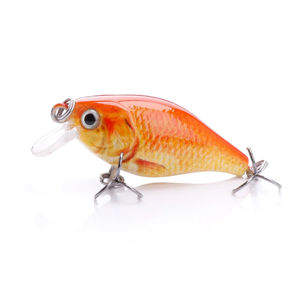 TREHOOK 4cm 4g Mini Crankbait Fishing Lure Pike Wobblers For Fish  Artificial Bait Hard Trout Lure Minnow Fishing Tackle Lures - AliExpress