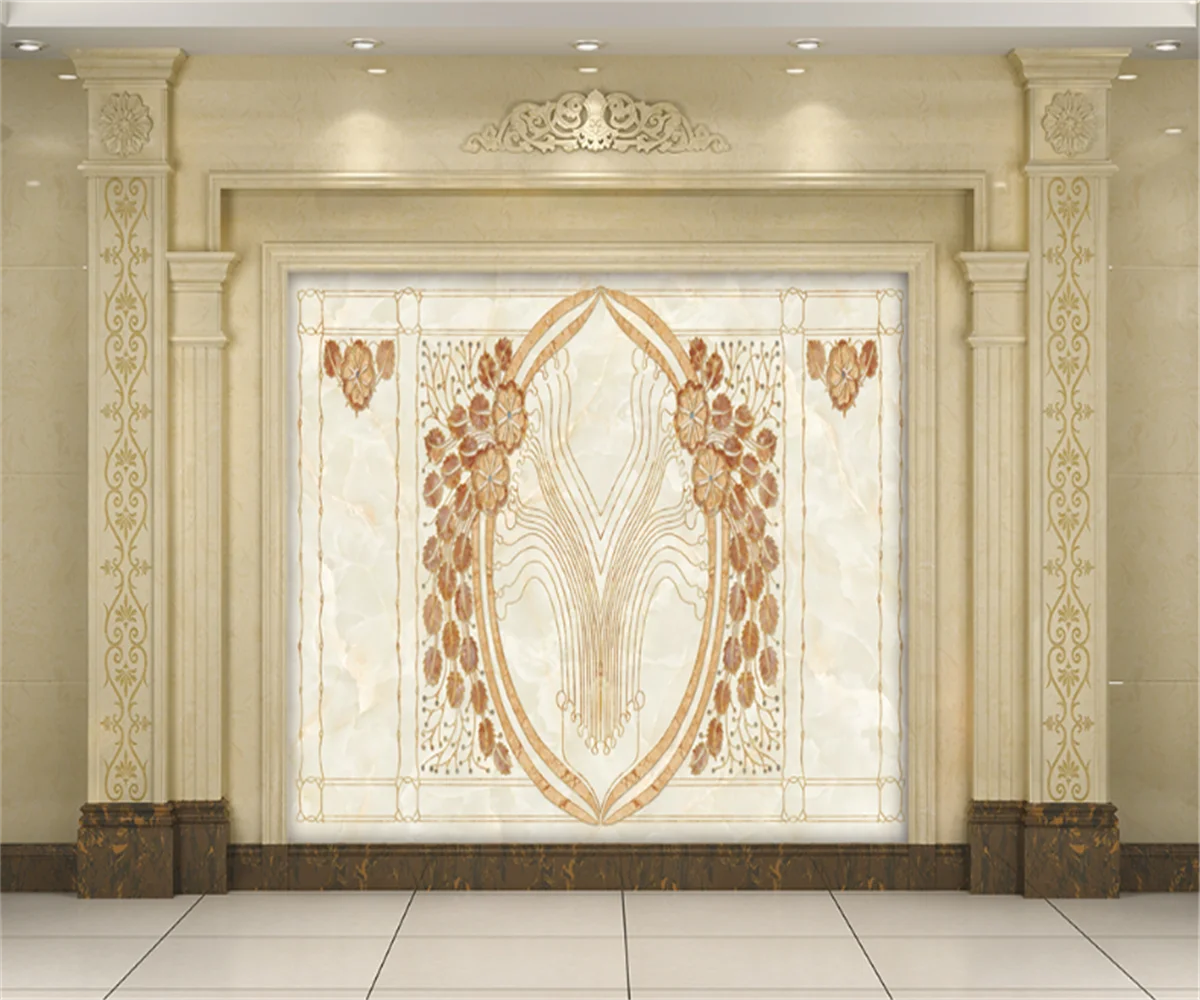 

Индивидуальный дизайн в юго-восточном азиатском стиле, простой имитационный мраморный узор, фоновые обои, 3d фото, настенная наклейка, бумажные обои