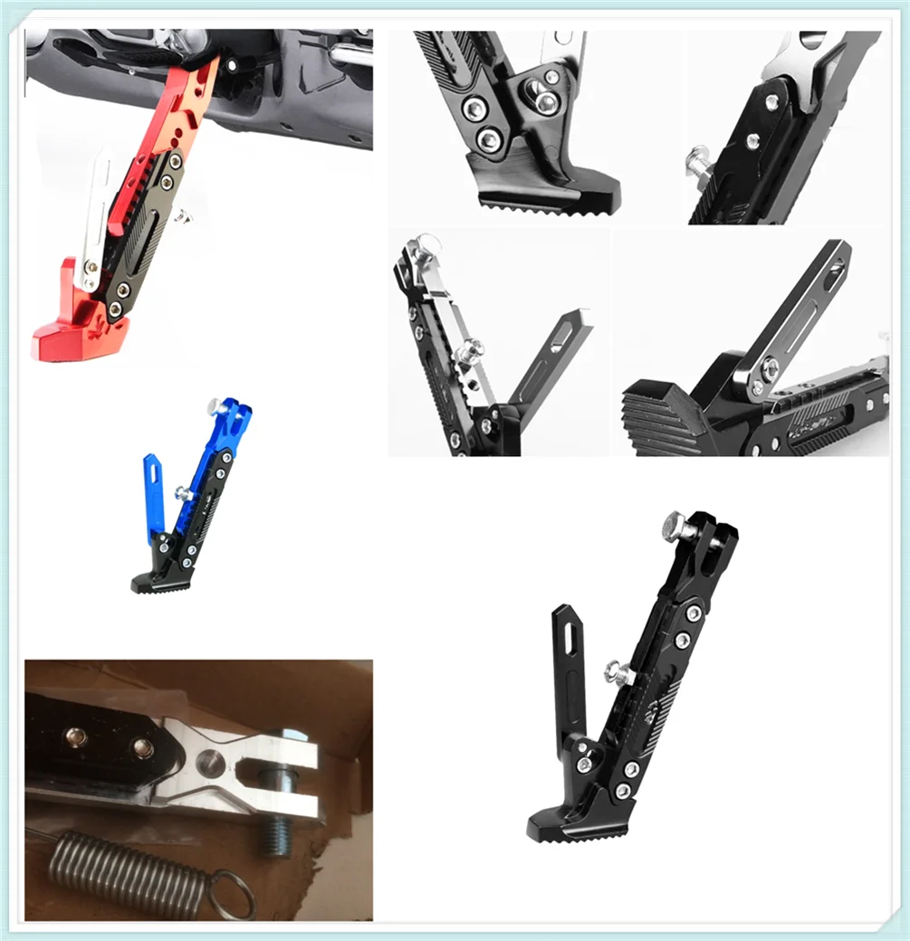 Motorcycle adjustable side support parking bracket for YAMAHA TRophy SE TT 600 FZR 600R 400 RR RRSP FZ600 TRX850 | Автомобили и