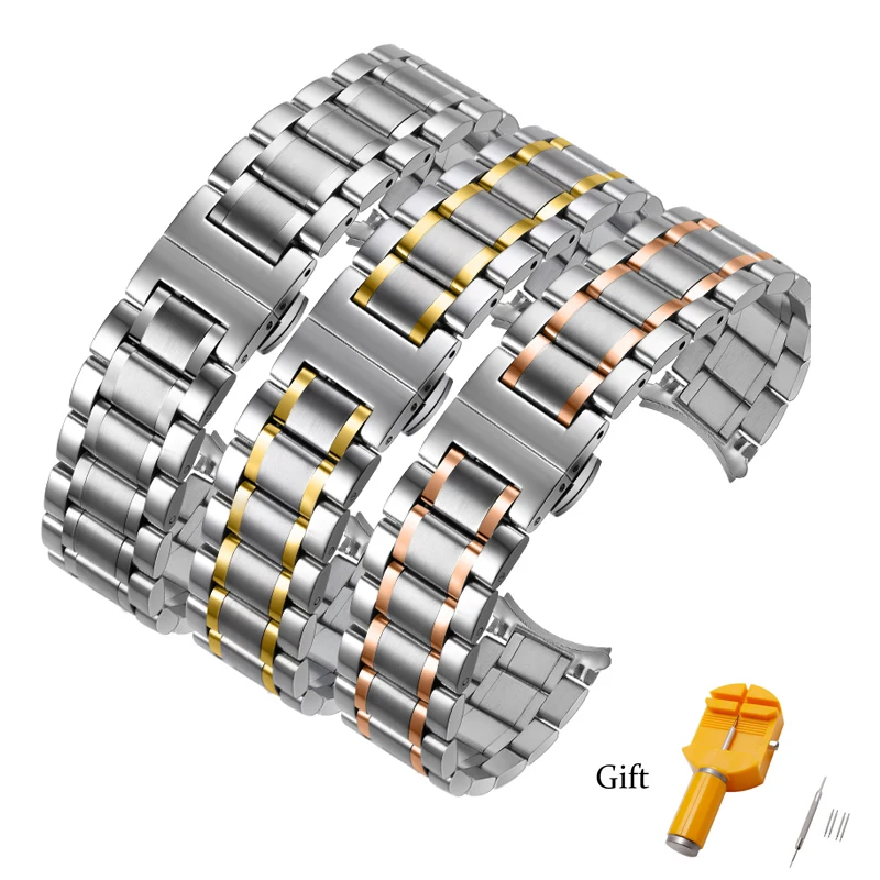 Браслет для часов arc из нержавеющей стали металлический ремешок 12 мм 14 15 16 17 18 19 20 21