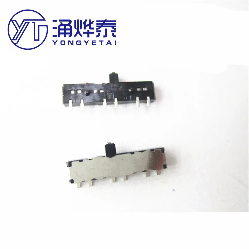 Yyt 10Pcs Ssss821801 Mini Interruttore A Levetta 6 Pin 2 File Smd Interruttore A Pulsante Scorrevole