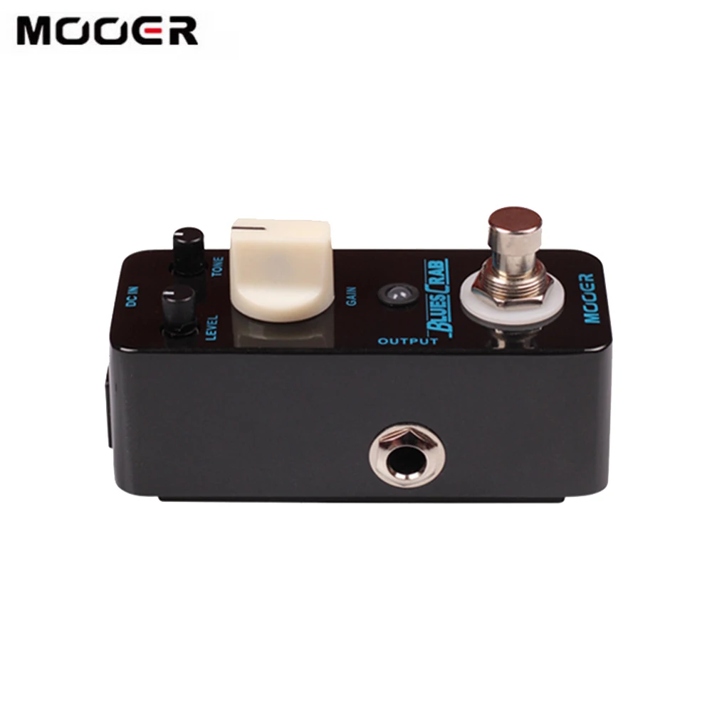 MOOER педаль для гитары с изображением голубого краба гитарного эффекта Overdrive