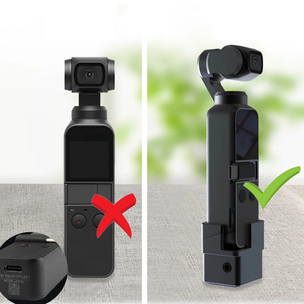 Кронштейн зарядки База держатель Мини с адаптером Gimbal аксессуары type-C порт стабилизатор Алюминиевый сплав Многофункциональный