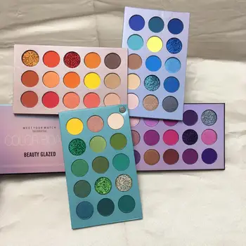 

60 Colors Pearly Matte Four-layer Rotating Eyeshadow Palette Waterproof Long-lasting No Smudging Eye Shadow