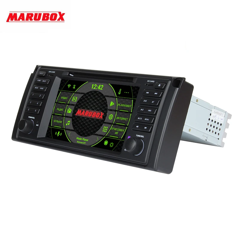 Marubox 7A923PX5 DSP Автомобильный мультимедийный плеер для BMW E39 5 серии/M5 1997-2003 головное устройство Android 9,0, 4 Гб ram 64 Гб rom