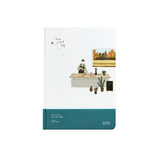 А5 толстый блокнот небольшой свежий блокнот ручная книга цветные Страницы Дневник иллюстрация Подарочная книга