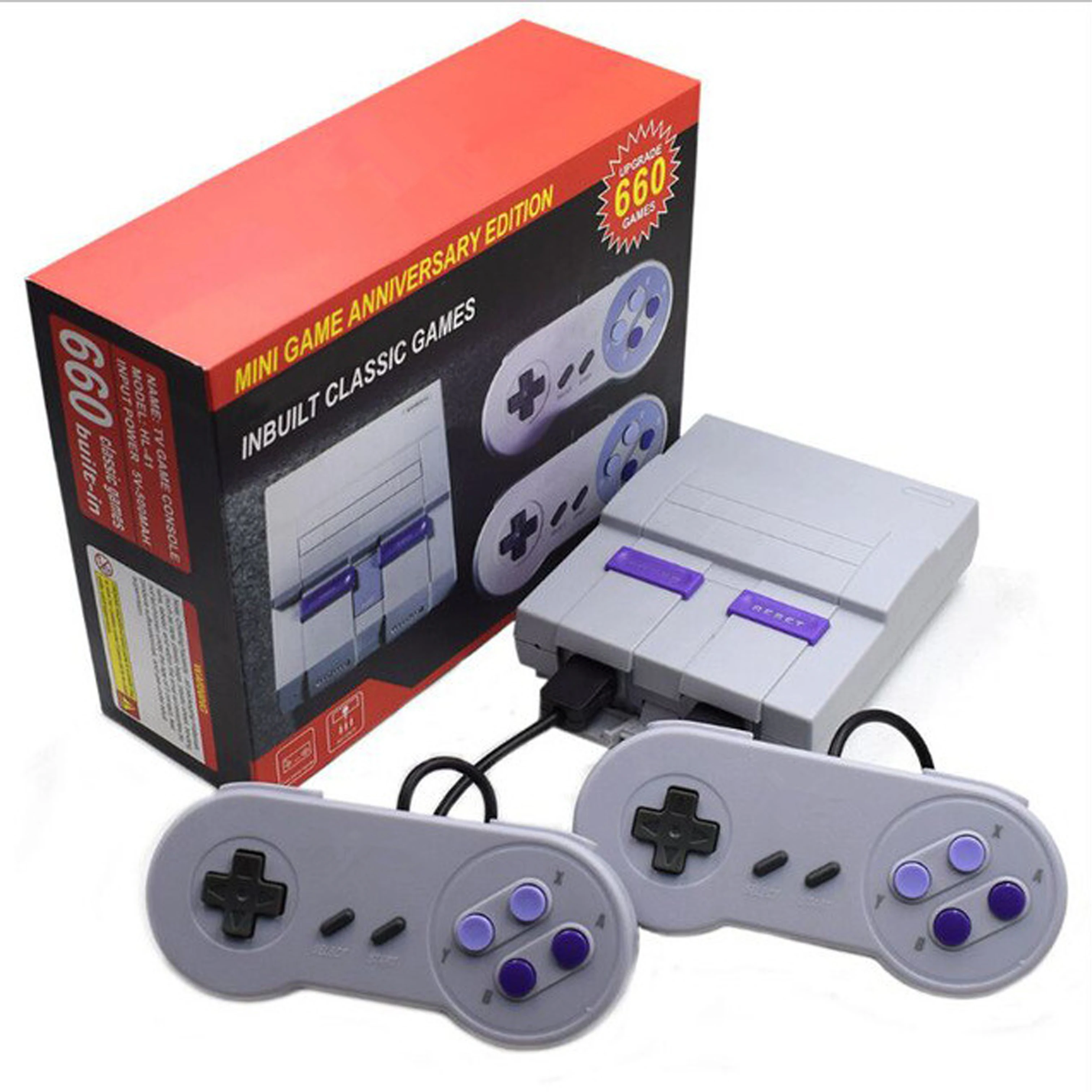 Console de Videogame para tv Presente de Aniversário do Menino Embutidos e de 660 Mini Clássica Retrô Bits Familiar Jogos tv 8