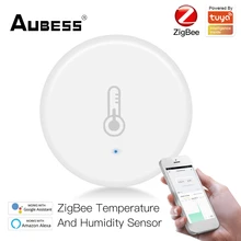 

Tuya ZigBee Smart Home Temperature And Humidity Sensor Tuya/Smart Life Works With Google Assistant And Tuya Zigbee Hub aubess