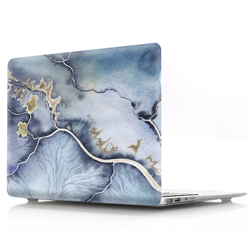 Жесткий мраморный ПВХ чехол для Macbook Pro 13 15 CD rom ноутбука A1278 A1286 мрамор Mac Book Air retina 11