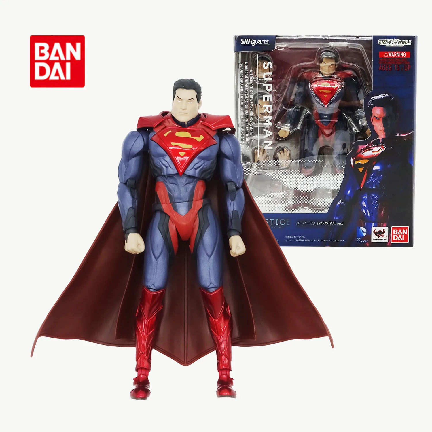 Фигурка супергероя Bandai Shf Iguarts оригинальная детская модель Супермена