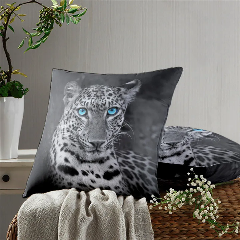 Leopard Pillow Case Decoration Sofa Cushion Pillow Case Bed Pillow Case