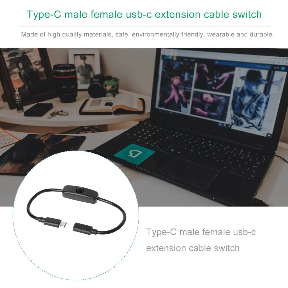 Тип-c мужчин и женщин USB-C удлинитель Переключатель для Raspberry Pi 4 для Android Электропитание