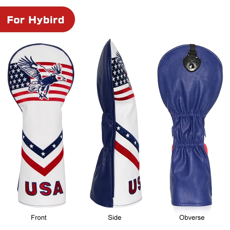 Golf Hybrid Head Covers,Golf Utility Headcover Rescue Head Covers Leather Utility Cover Rescue Cover Golf Club Head Covers